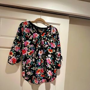 Yumi Kim 100% Silk Floral Blouse